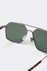 MATTE LIGHT GUNMETAL/GREEN