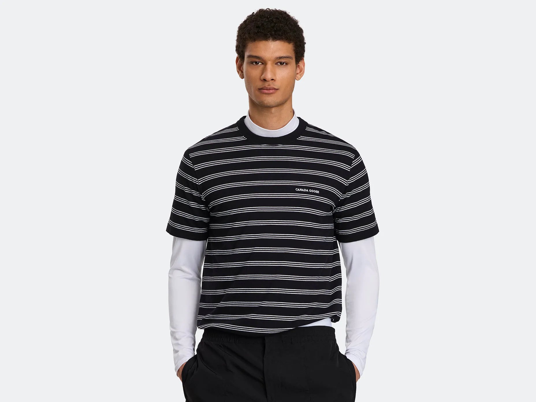BLACK TALBOT STRIPE