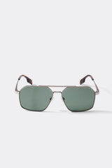 MATTE LIGHT GUNMETAL/GREEN