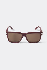 MATTE BURGUNDY/BROWN